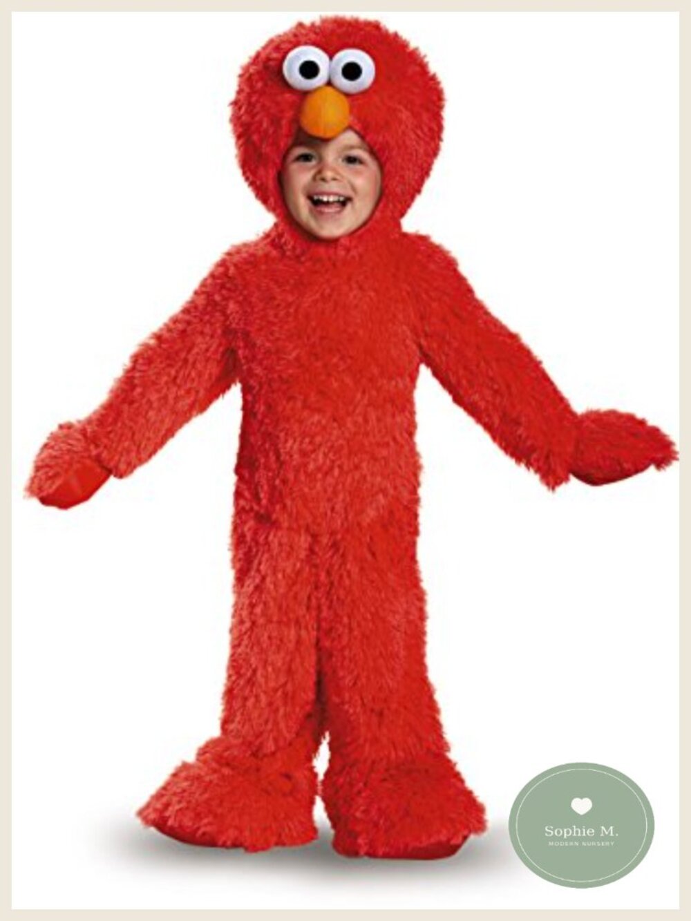 Elmo Extra Deluxe Plush Costume Toddler 3T-4T Officially Licensed Sesame Street